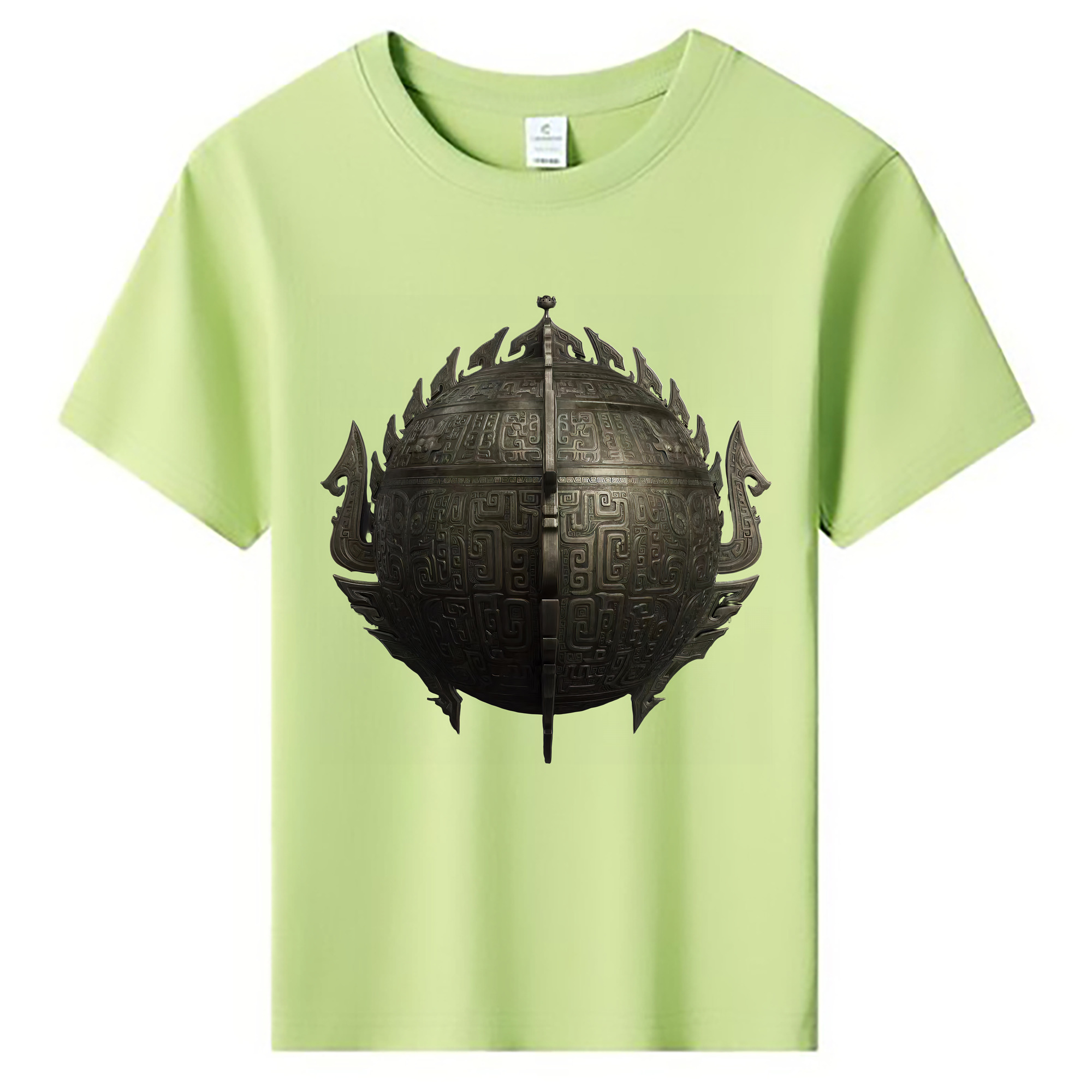 （画像用） Ne Zha 2 ナタ 魔童の大暴れ 綿100％キッズTシャツ（フロントプリント）